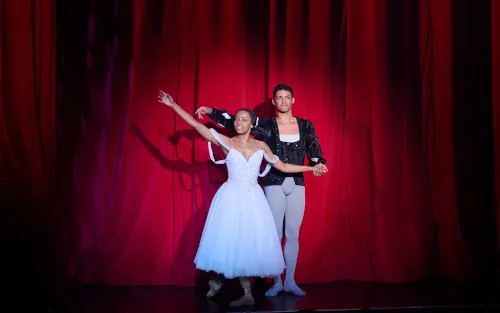 Ballet studio rehearsals